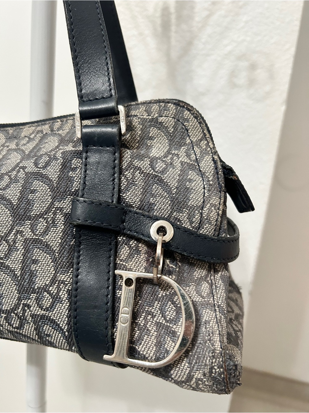 Christian Dior Trotter canvas shoulder bag - Picture 3 of 16